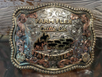 Farm Flex Cattle Company Belt Buckle