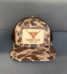 Longhorn Brown Duck Camo Hat
