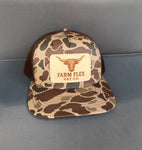 Longhorn Brown Duck Camo Hat
