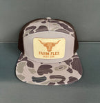Bark Brown Duck Camo Longhorn Hat