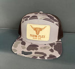 Bark Brown Duck Camo Longhorn Hat